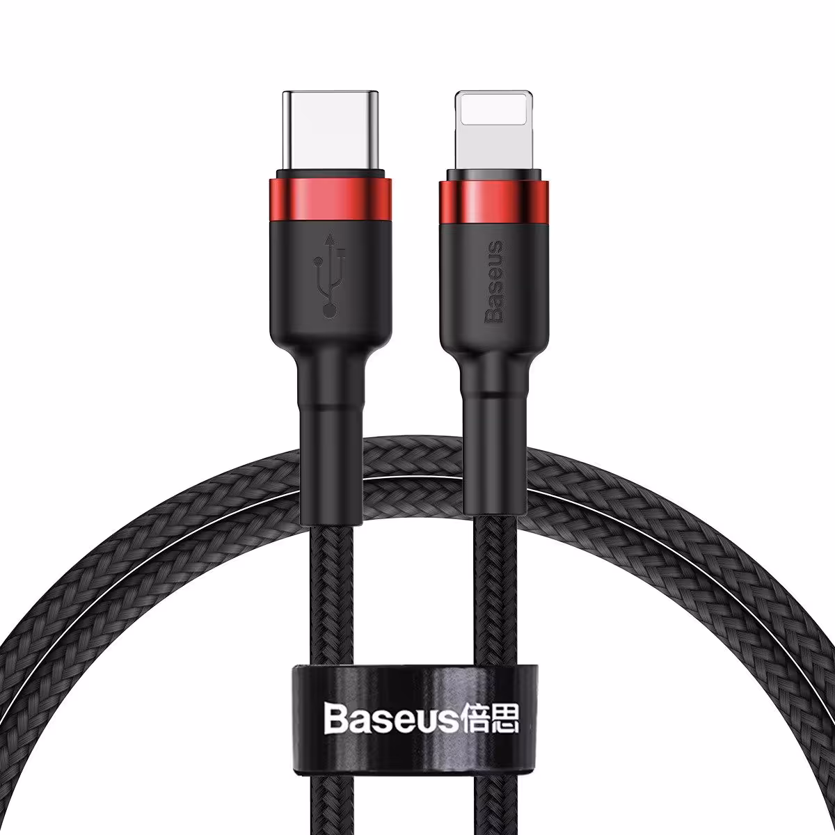کابل USB-C به لایتنینگ باسئوس مدل CATLKLF-91 طول 1 متر