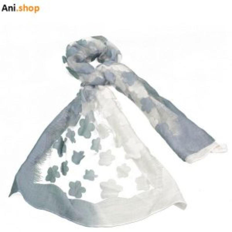 شال حریر طرح گل ez 70