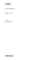 خرید و دانلود نسخه کامل کتاب Oracle9i Java Tools Reference (Part No. A90207-01) - (release 9.0.1)