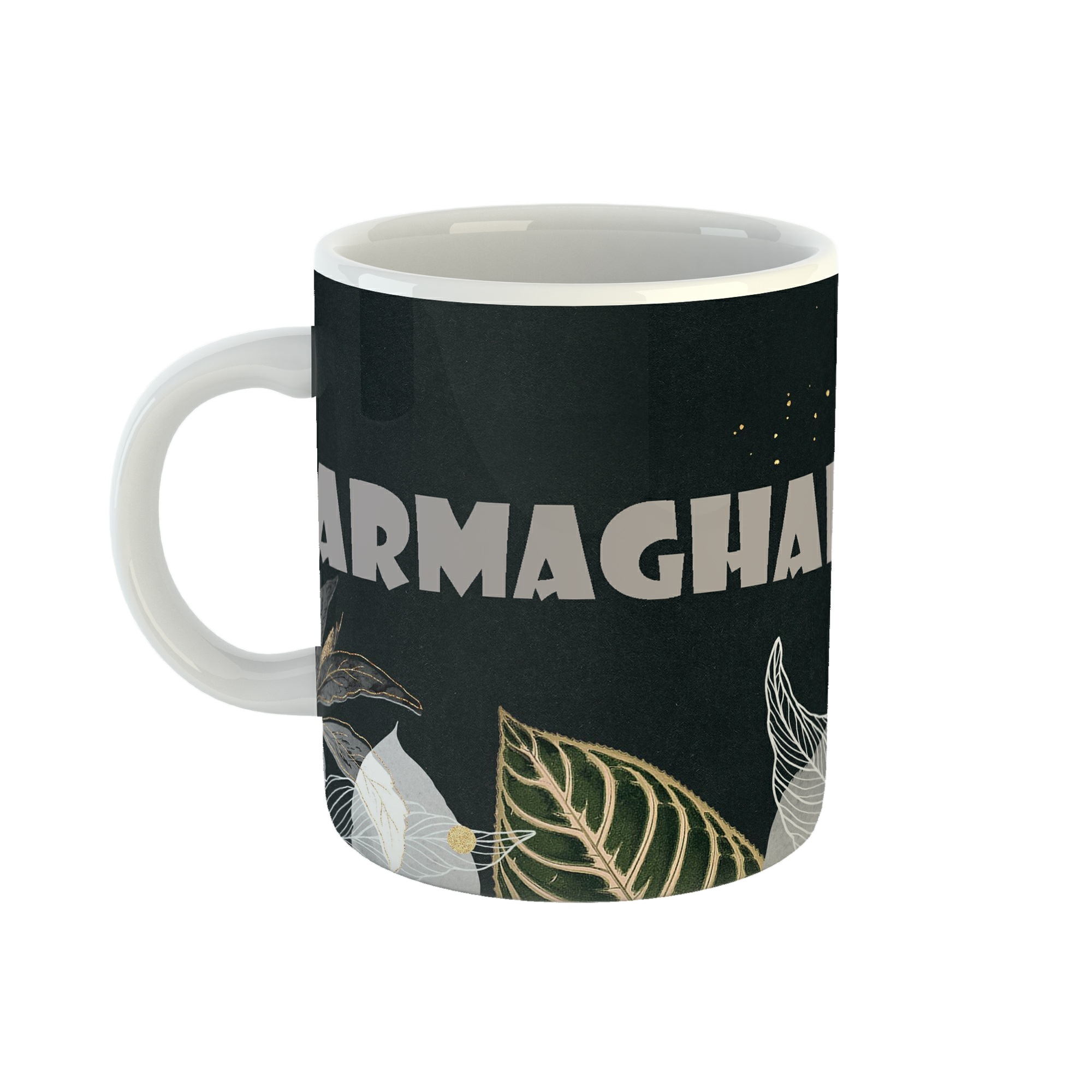 ماگ طرح اسم ارمغان مدل برگ کد 410