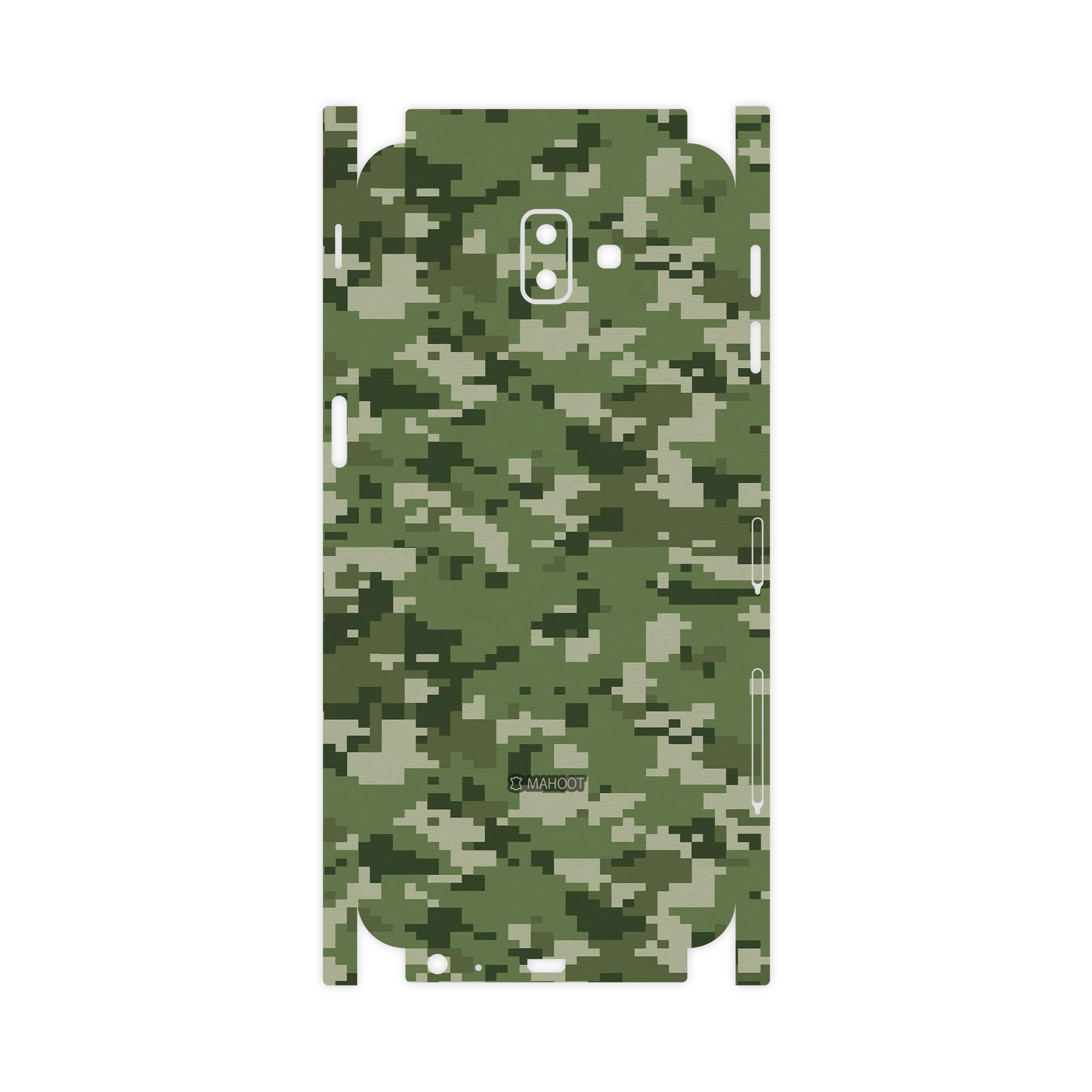 برچسب پوششی ماهوت مدل Army-Green-Pixel-FullSkin مناسب برای گوشی موبایل سامسونگ Galaxy J6 Plus