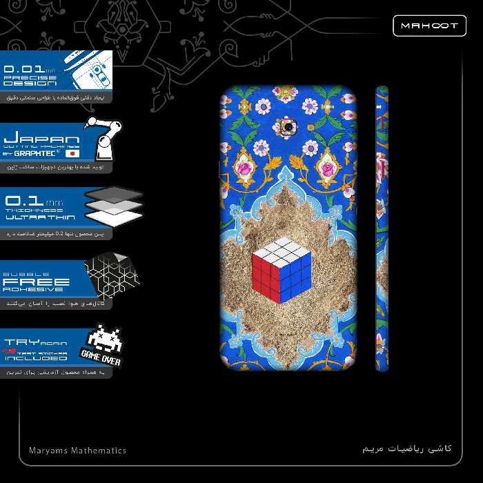 برچسب پوششی ماهوت مدل Maryams Mathematics-FullSkin مناسب برای گوشی موبایل سامسونگ Galaxy J4 Plus