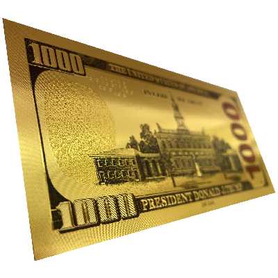 اسکناس تزیینی طرح ۱۰۰۰ دلاری