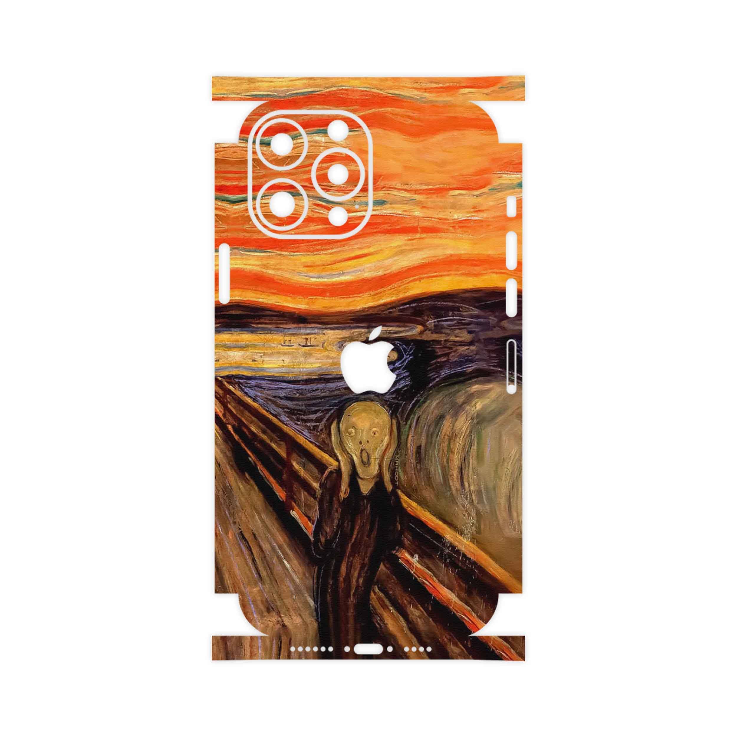 برچسب پوششی ماهوت مدل The Scream of Munch-FullSkin مناسب برای گوشی موبایل اپل iPhone 13 Pro Max