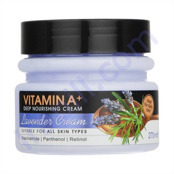 کرم کاسه ای اسطوخودوس (لاوندر) حاوی ویتامین A دافی حجم 270 میلی لیتر