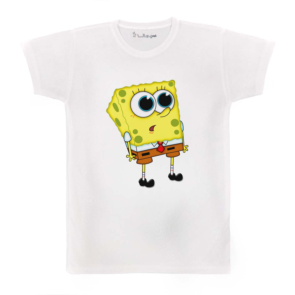 تی شرت بچگانه پرمانه طرح باب اسفنجی کد pmt.3413