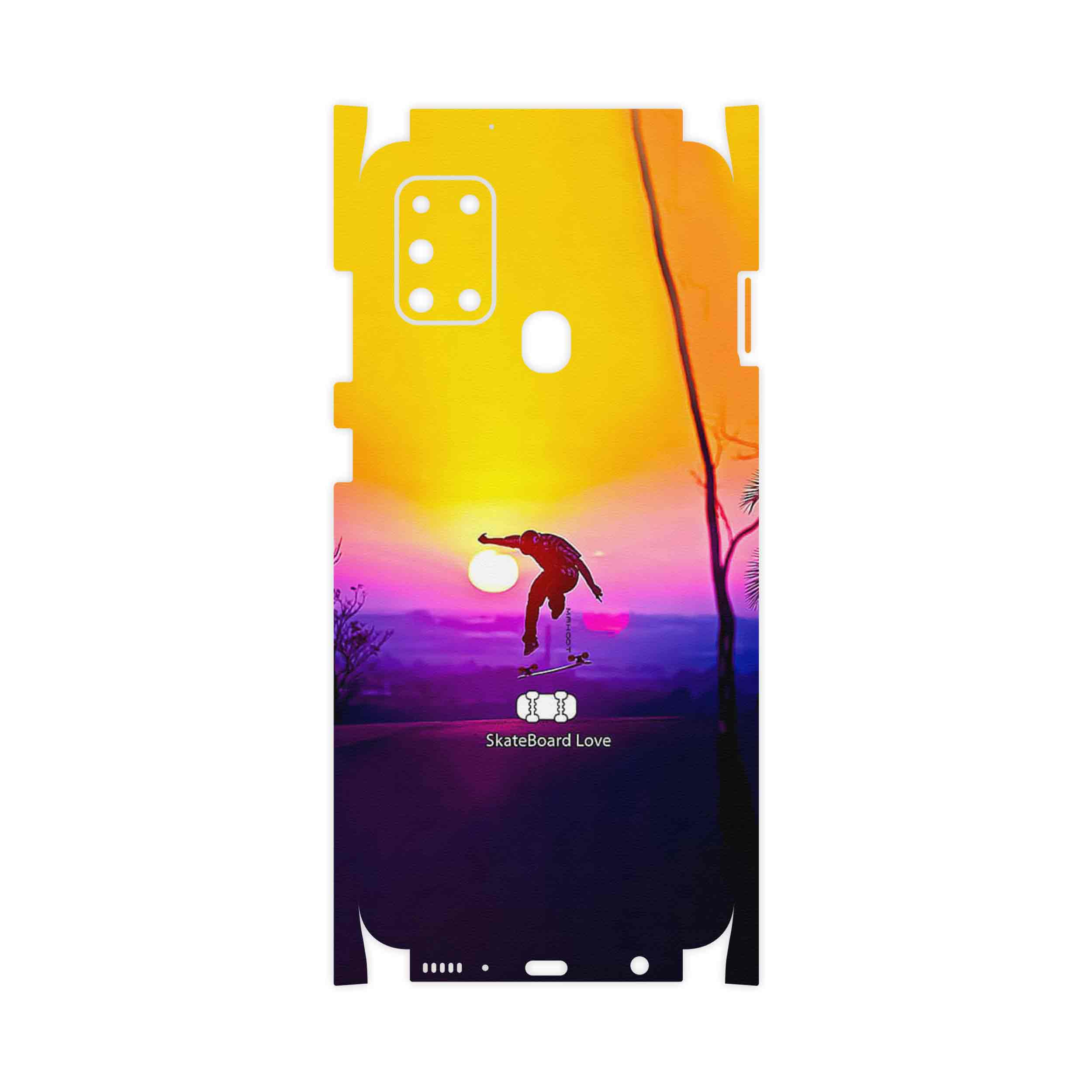 برچسب پوششی ماهوت مدل Skateboard-FullSkin مناسب برای گوشی موبایل سامسونگ Galaxy A21s
