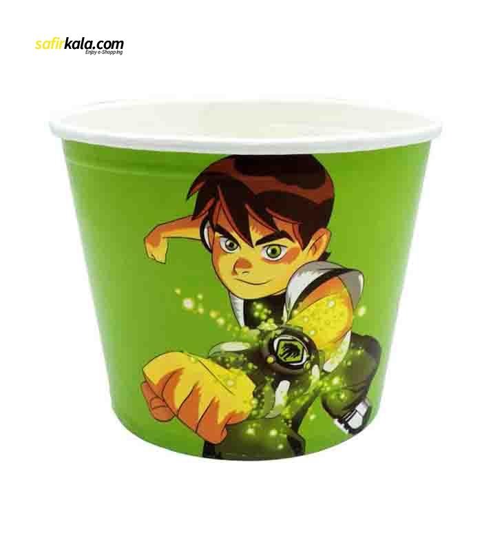 ظرف پاپ کورن مدل بن تن