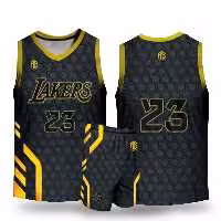 لباس و شورت بسکتبال Lakers 2025