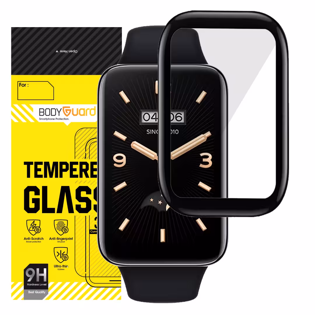 محافظ صفحه نمایش بادیگارد مدل PMMA مناسب برای ساعت هوشمند شیائومی Mi Band 7 Pro
