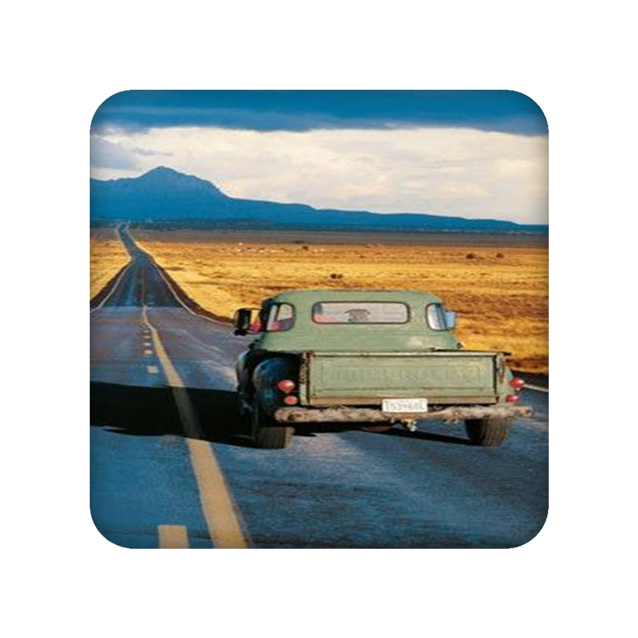 زیر لیوانی طرح جاده کد 1309