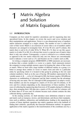 خرید و دانلود نسخه کامل کتاب Engineering Analysis: Interactive Methods and Programs with FORTRAN, QuickBASIC, MATLAB, and Mathematics
