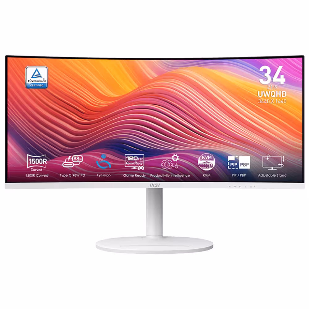 مانیتور ام اس آی مدل Modern MD342CQPW سایز 34 اینچ