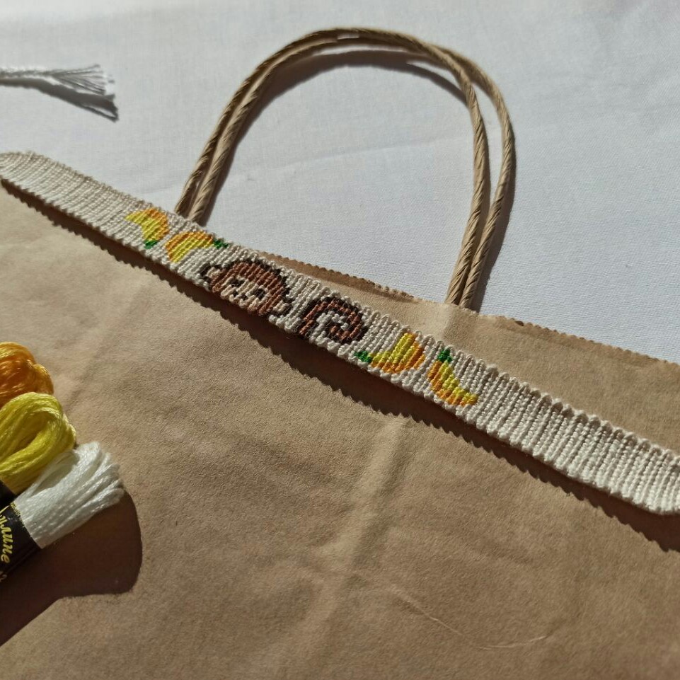 دستبند بافت مدل میمون 