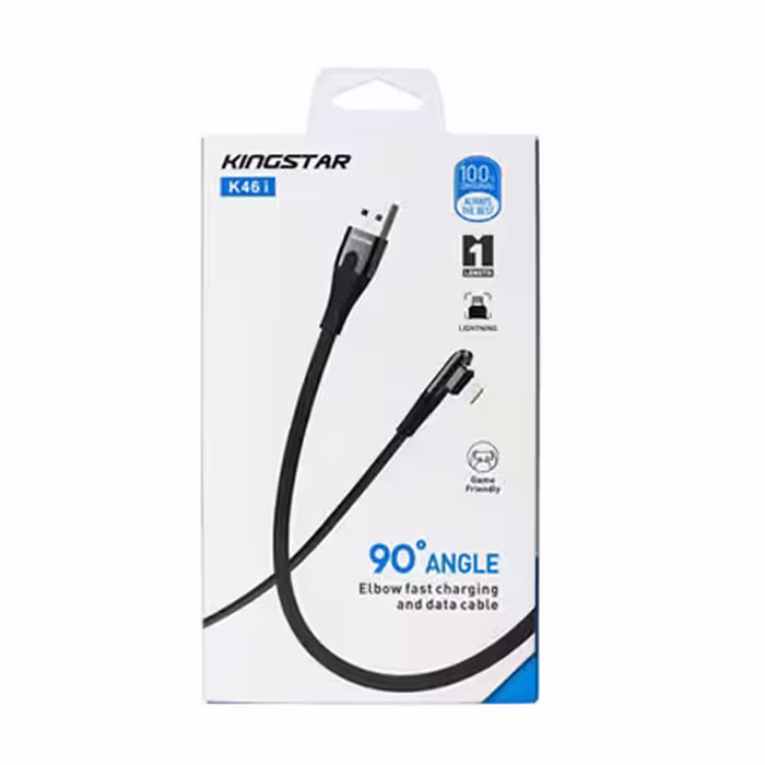 کابل شارژ آیفون کینگ استار K46i طول 1 متر