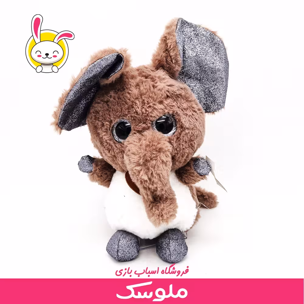 عروسک فیل چشم تیله ای