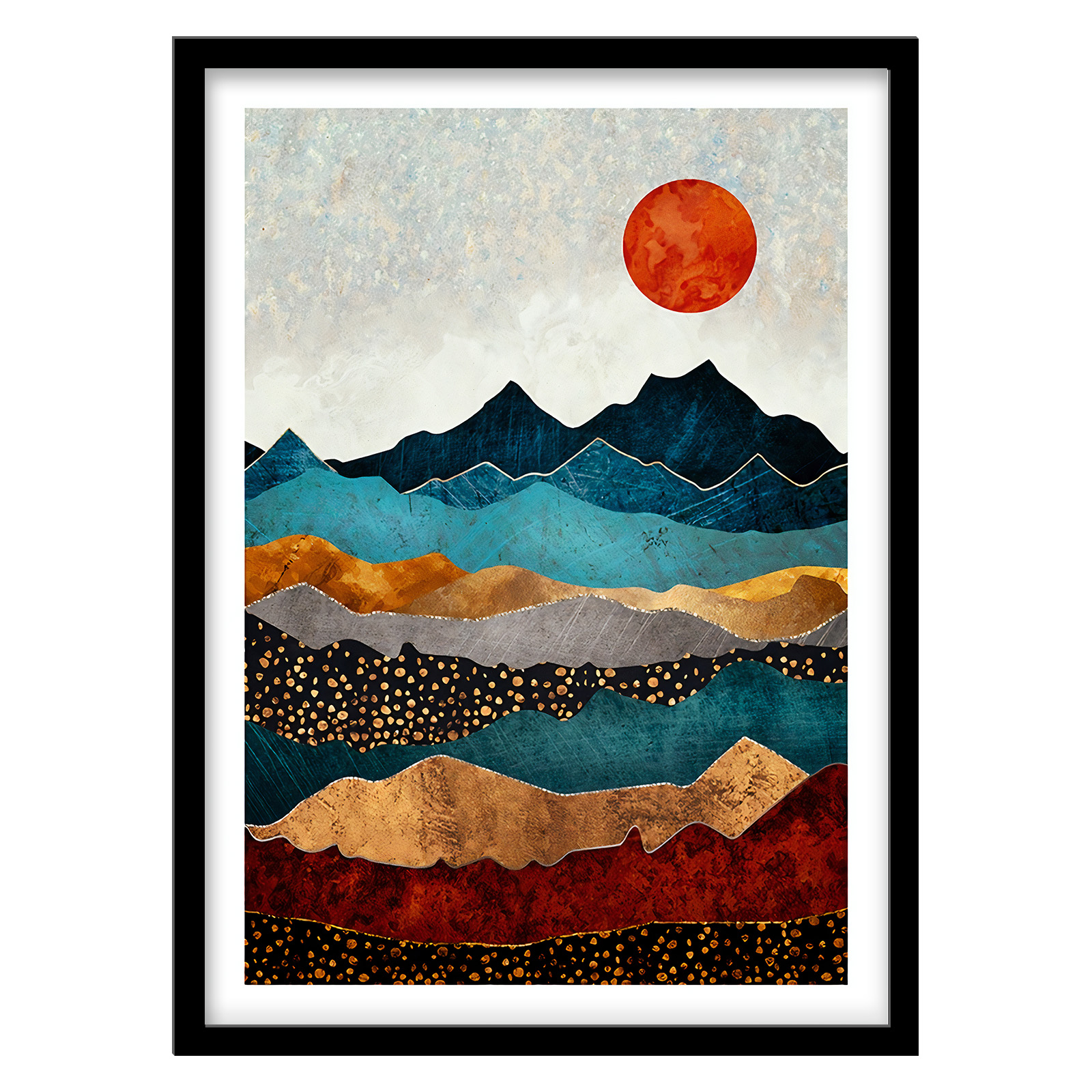 تابلو  فورنیمو مدل منظره ایلوستریشن مدرن کد 05117B