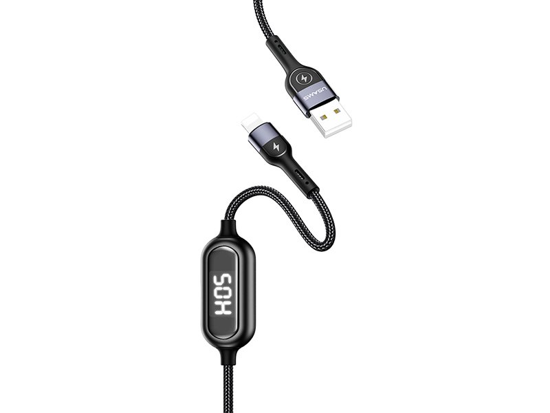 کابل لایتنینگ تایمردار یوسمز مدل US-SJ423 U48 Lightning Display Timing Cable