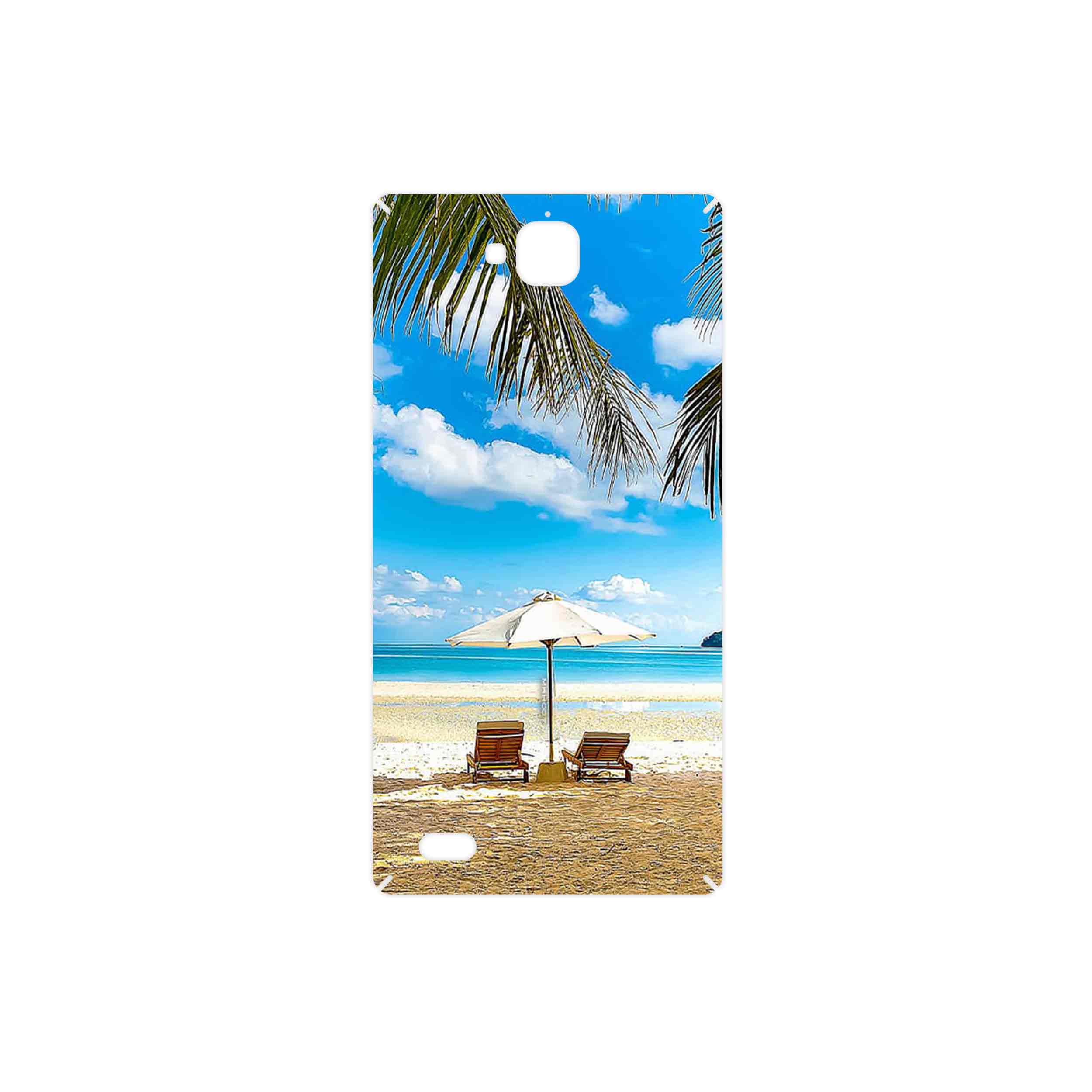برچسب پوششی ماهوت مدل Beach مناسب برای گوشی موبایل آنر 3C