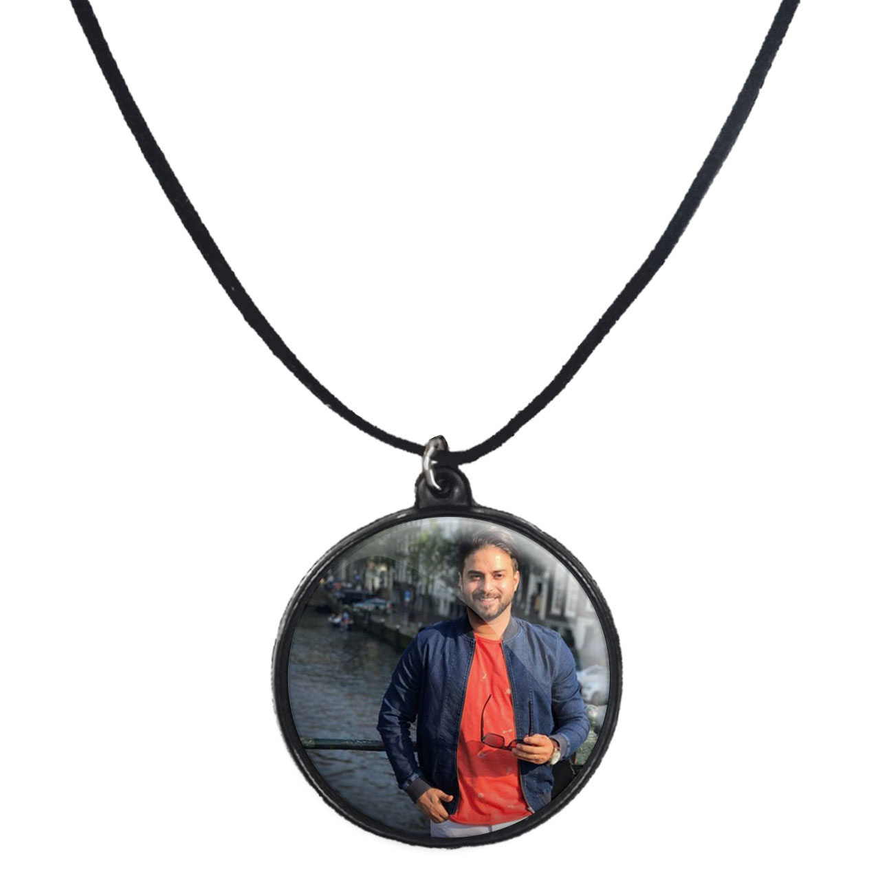 گردنبند پرمانه طرح بابک جهانبخش کد pmb.29100مدل دو طرفه