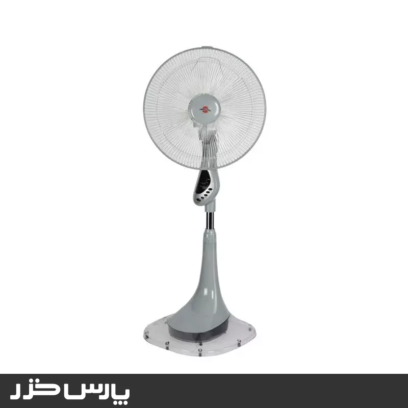 پنکه ایستاده پارس خزر مدل 4070R سفید طوسی