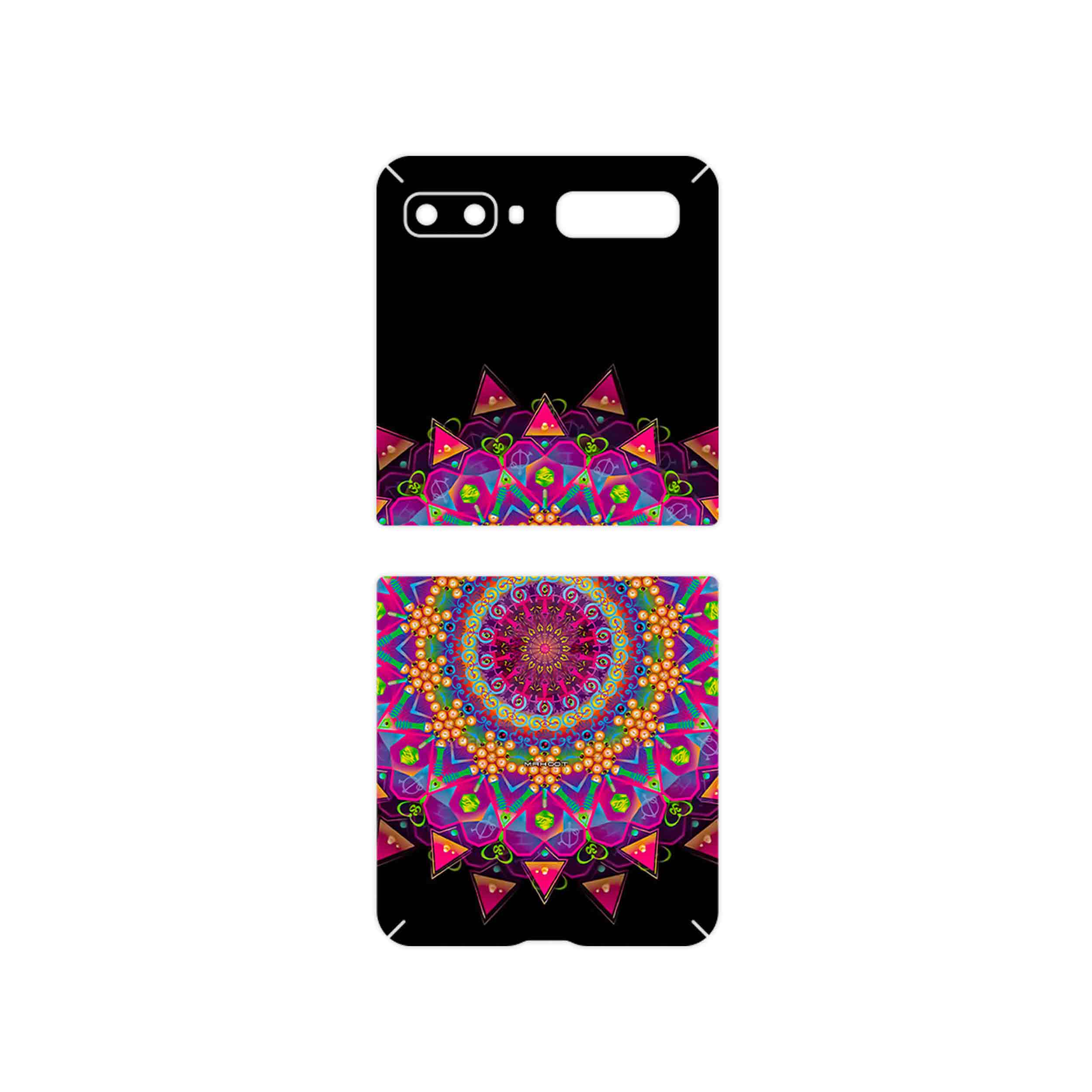 برچسب پوششی ماهوت مدل Mandala Design 5 مناسب برای گوشی موبایل سامسونگ Galaxy Z Flip