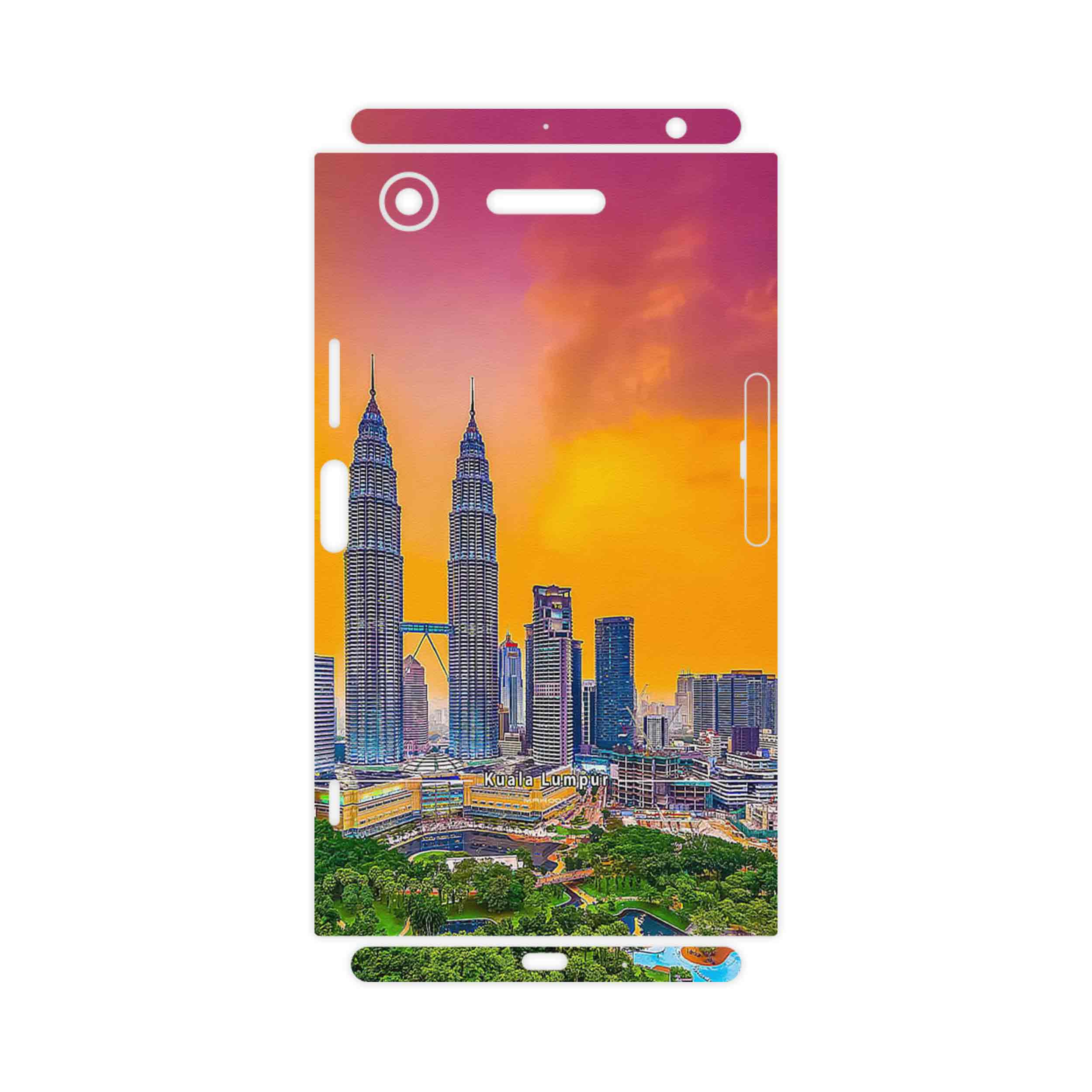 برچسب پوششی ماهوت مدل City of Kuala Lumpur-FullSkin مناسب برای گوشی موبایل سونی Xperia XZ1