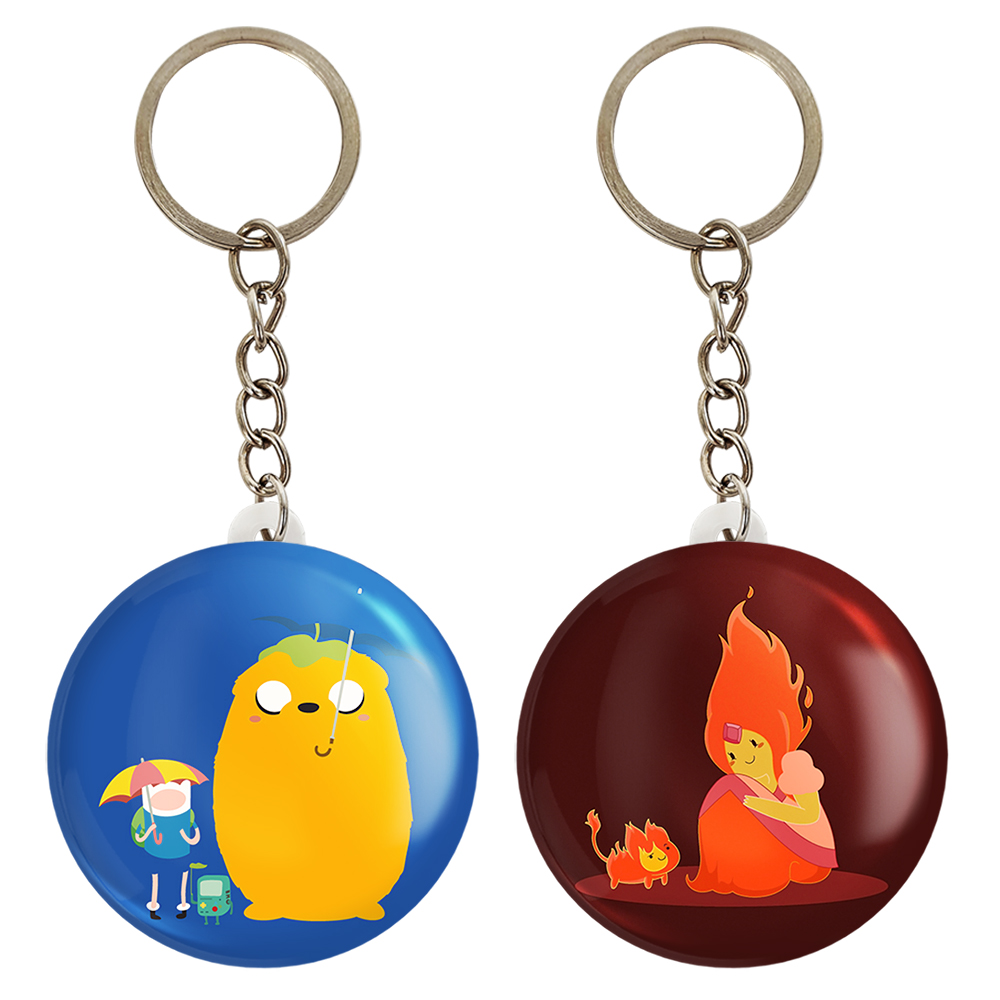 جاکلیدی خندالو مدل فلیم و جیک و فین وقت ماجراجویی Adventure Time کد 2084820843 مجموعه 2 عددی