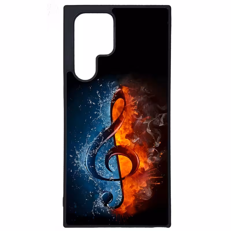 کاور طرح نت موسیقی کد G-042 مناسب برای گوشی موبایل سامسونگ Galaxy S22 Ultra | دیجی قاب دونی