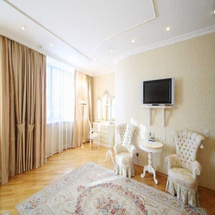 خرید و دانلود عکس Home Interior And Windows With Curtains کد 25117 | پیک فاکس | Pic Fox