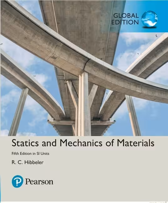 󾕇 دانلود کتاب Statics and Mechanics of Materials - Global Edition, 5th ed, 2018 - دانلود کتاب های دانشگاهی