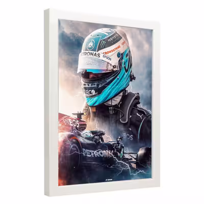 تابلو مدل فرمول یک والتری بوتاس Bottas کد LA-F1G1014