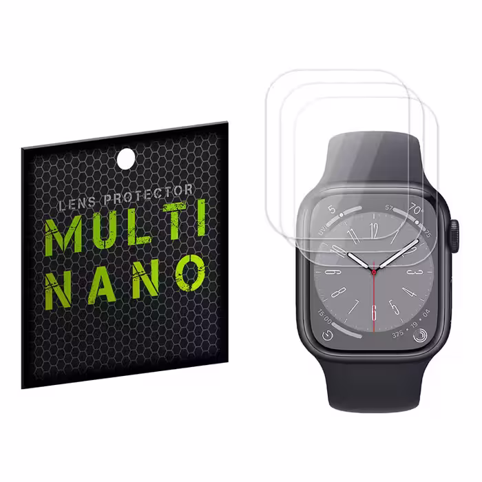 محافظ صفحه نمایش مولتی نانو مدل X-S3T مناسب برای ساعت هوشمند اپل Watch Series 8 41mm بسته سه عددی | کالا برتری