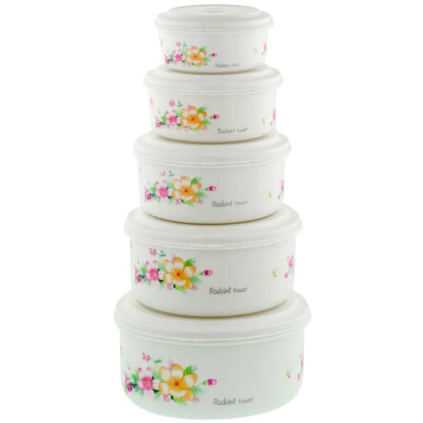 ظرف نگهدارنده مدل رادیانت بسته 5 عددی