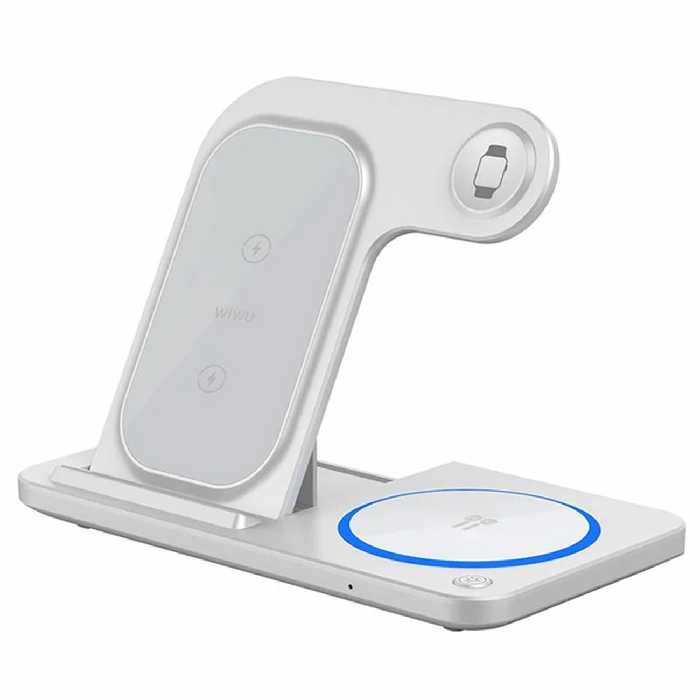 استند و شارژر بی سیم 15 واتی سه کاره رومیزی ویوو Wi-W020