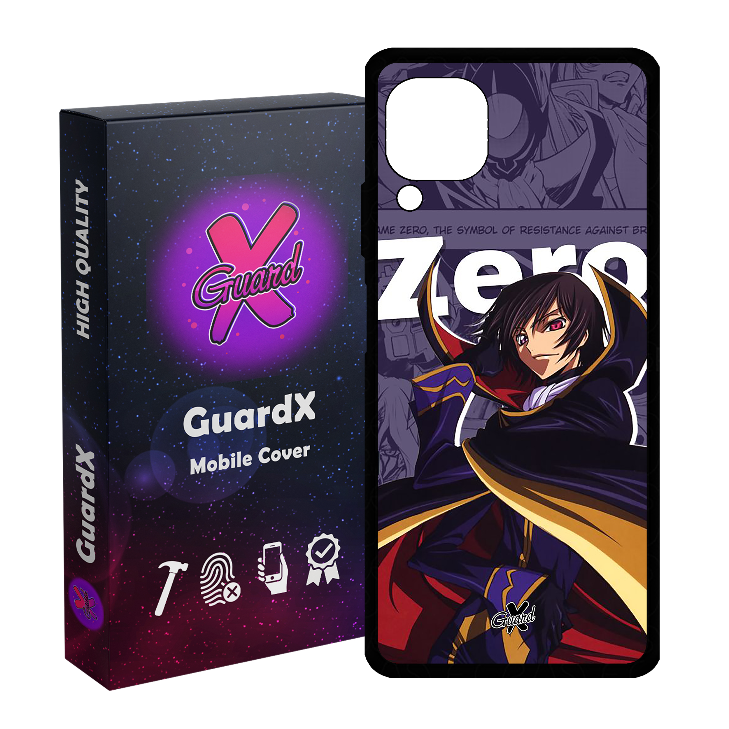 کاور گارد ایکس طرح لولوش انیمه مدل Glass10542 مناسب برای گوشی موبایل هوآوی Nova 7i / Nova 6 SE / P40 Lite