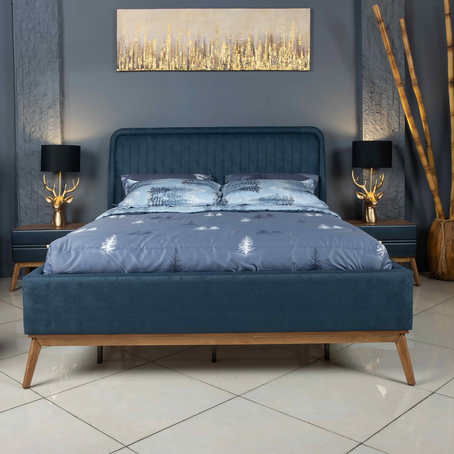 تخت خواب دو نفره مدل 220 سایز 200x160 سانتی متر