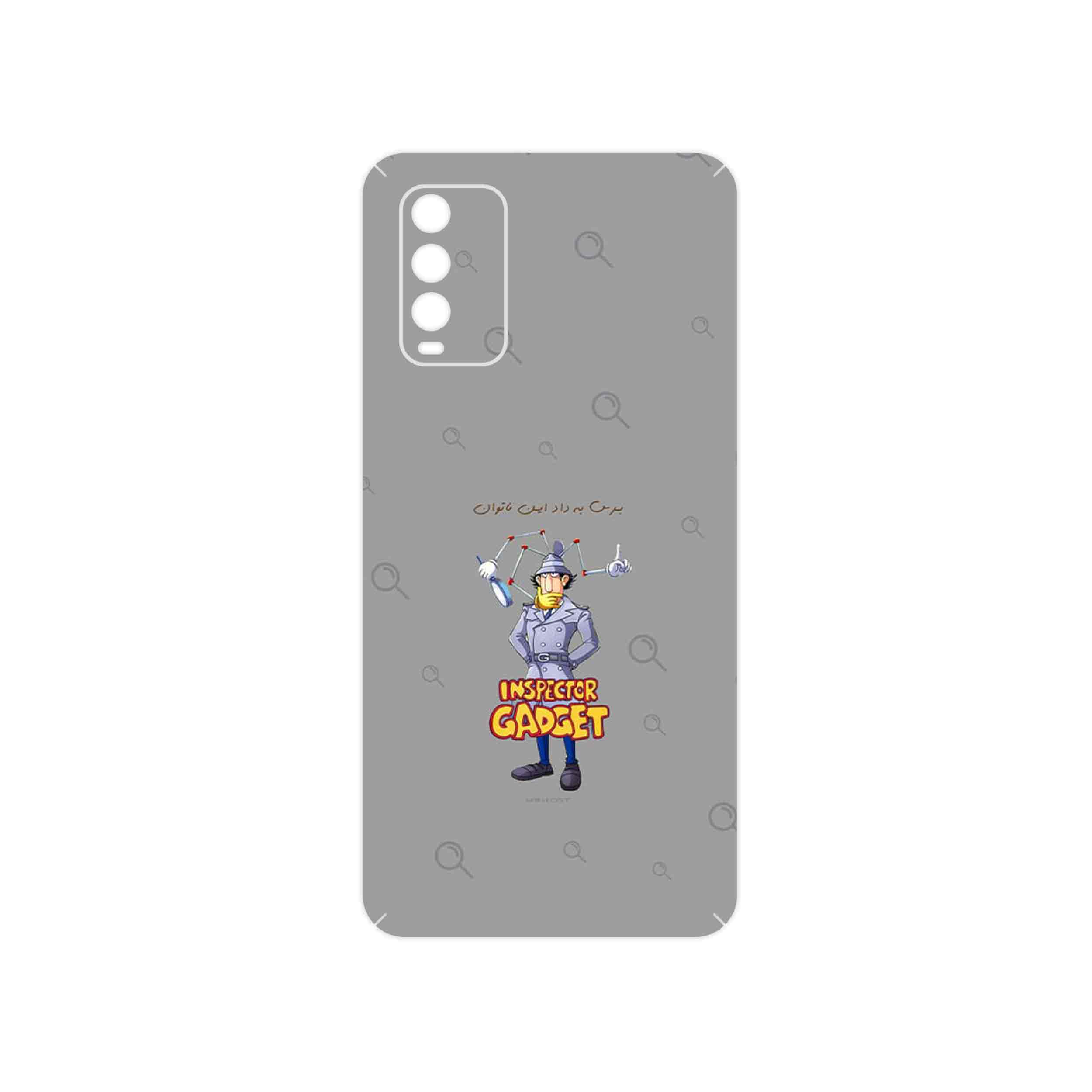 برچسب پوششی ماهوت مدل Inspector Gadget مناسب برای گوشی موبایل شیائومی Redmi Note 9 4G