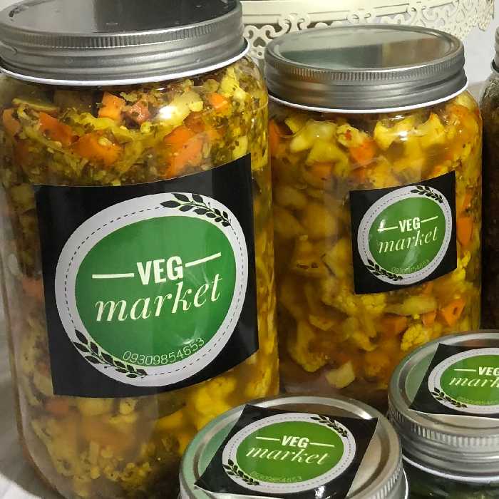 ترشی مخلوط خانگی خوش عطر و با سرکه طبیعی
ارسال با پیک و پس کرایه