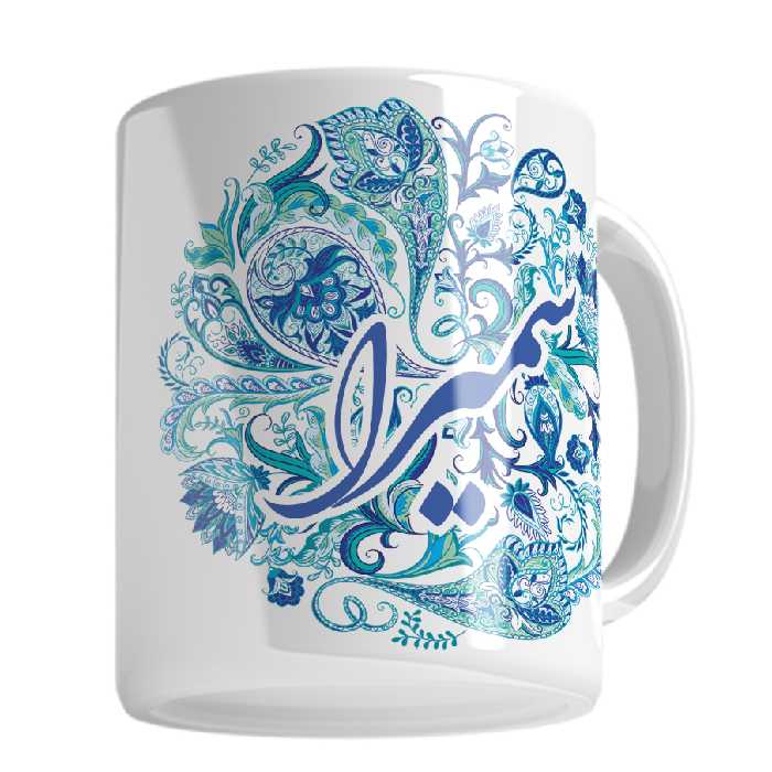 ماگ لاژید مدل اسم سمیرا طرح سنتی