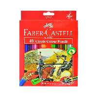 مداد رنگی 48 رنگ فابر کاستل جعبه مقوائی