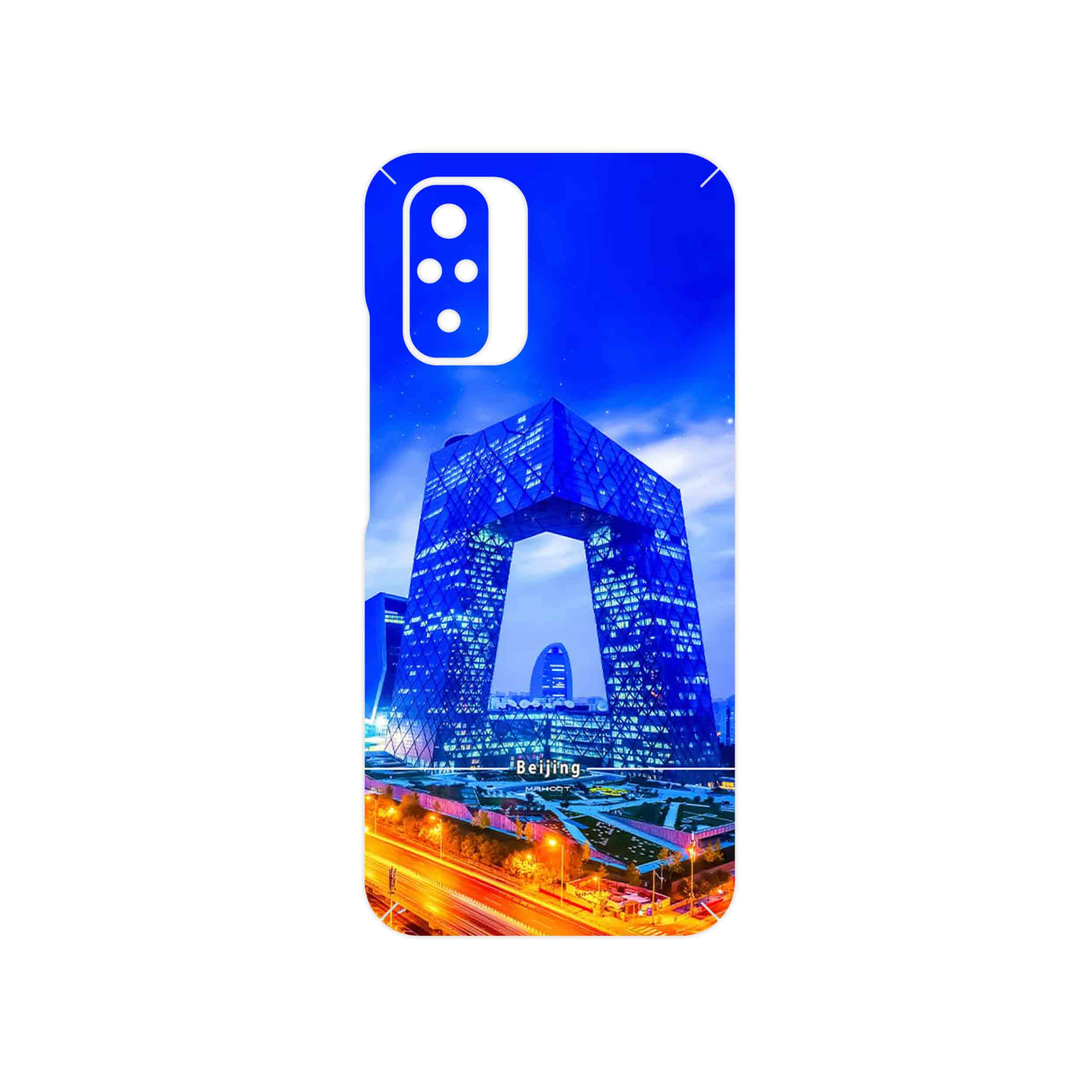 برچسب پوششی ماهوت مدل Beijing city مناسب برای گوشی موبایل شیائومی Redmi Note 10
