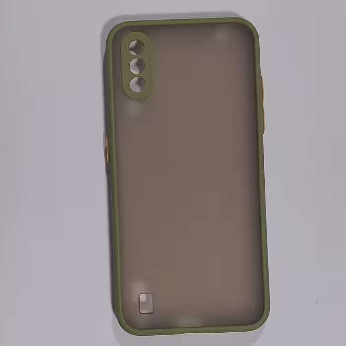 قاب گوشی سامسونگ A01 سامسونگa01 پشت مات  سبز