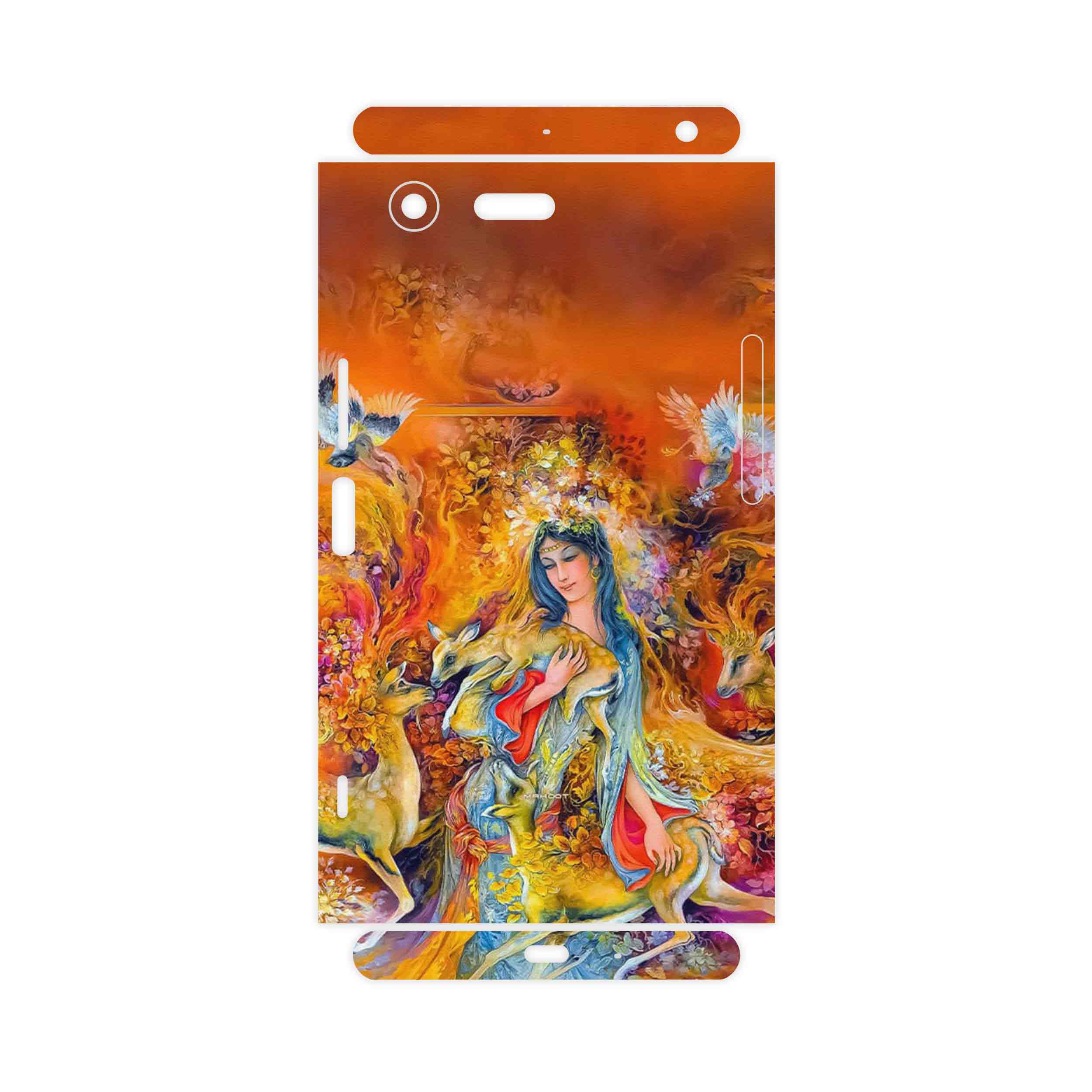 برچسب پوششی ماهوت مدل Persian miniature 2-FullSkin مناسب برای گوشی موبایل سونی Xperia XZ Premium