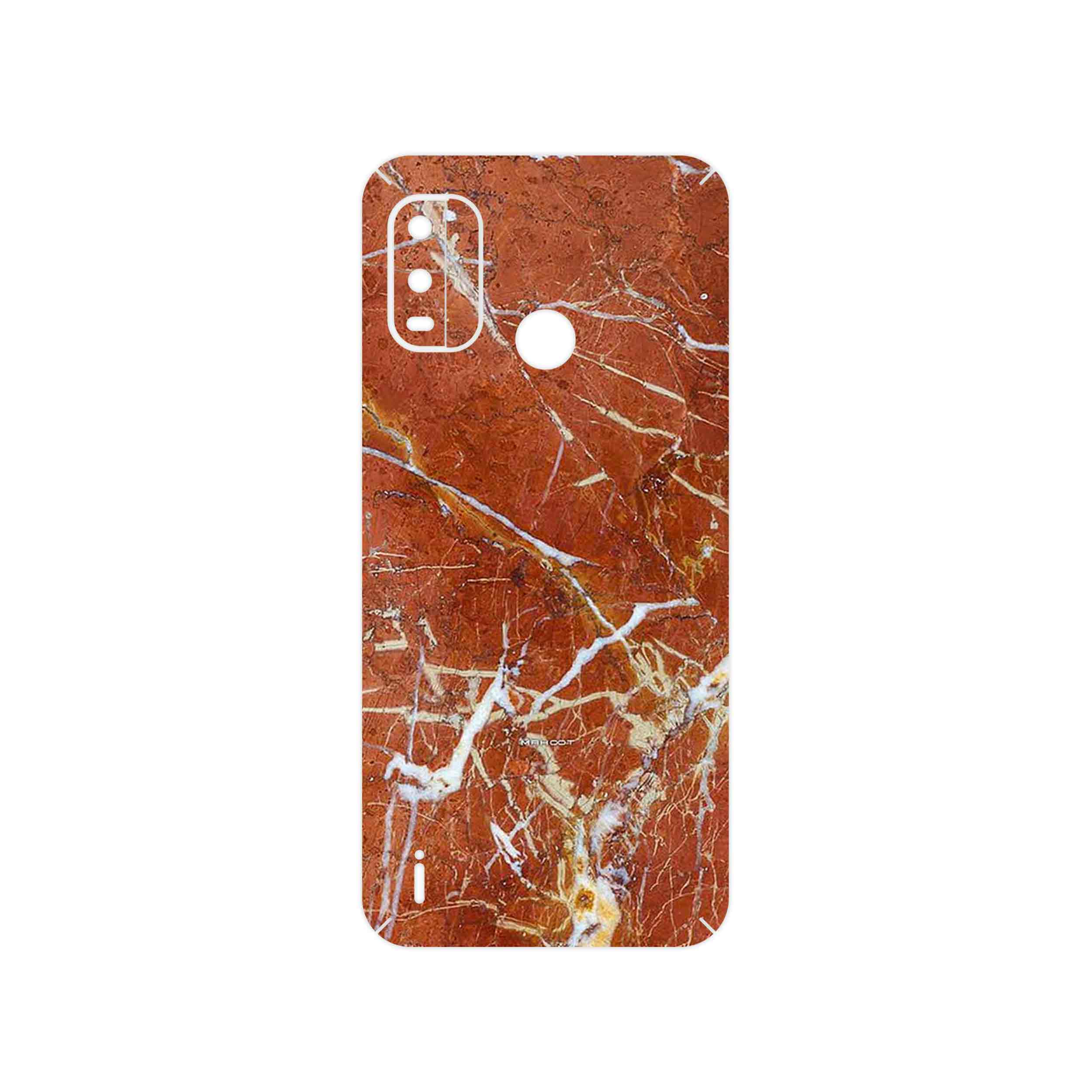 برچسب پوششی ماهوت مدل Red Marble مناسب برای گوشی موبایل نوکیا G11 Plus