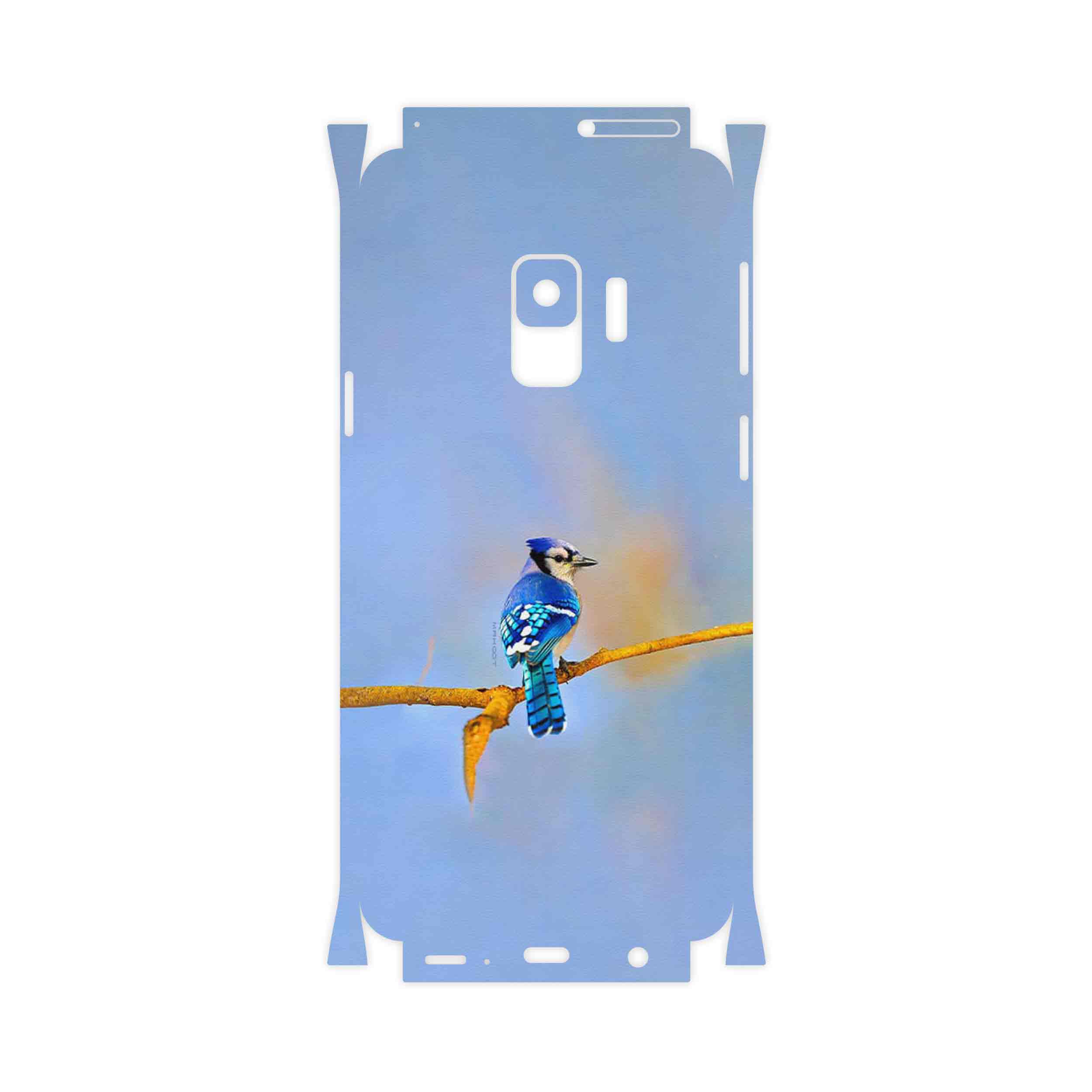 برچسب پوششی ماهوت مدل Cyanocitta cristata-FullSkin مناسب برای گوشی موبایل سامسونگ Galaxy S9