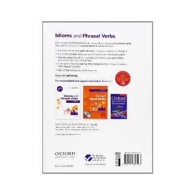 کتاب idioms and phrasal verbs intermediate اثر Stuart Redman انتشارات اکسفورد