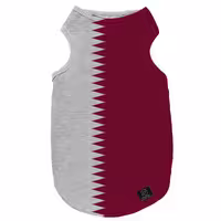 لباس سگ و گربه 27 طرح Qatar Dog کد MH755 سایز XL
