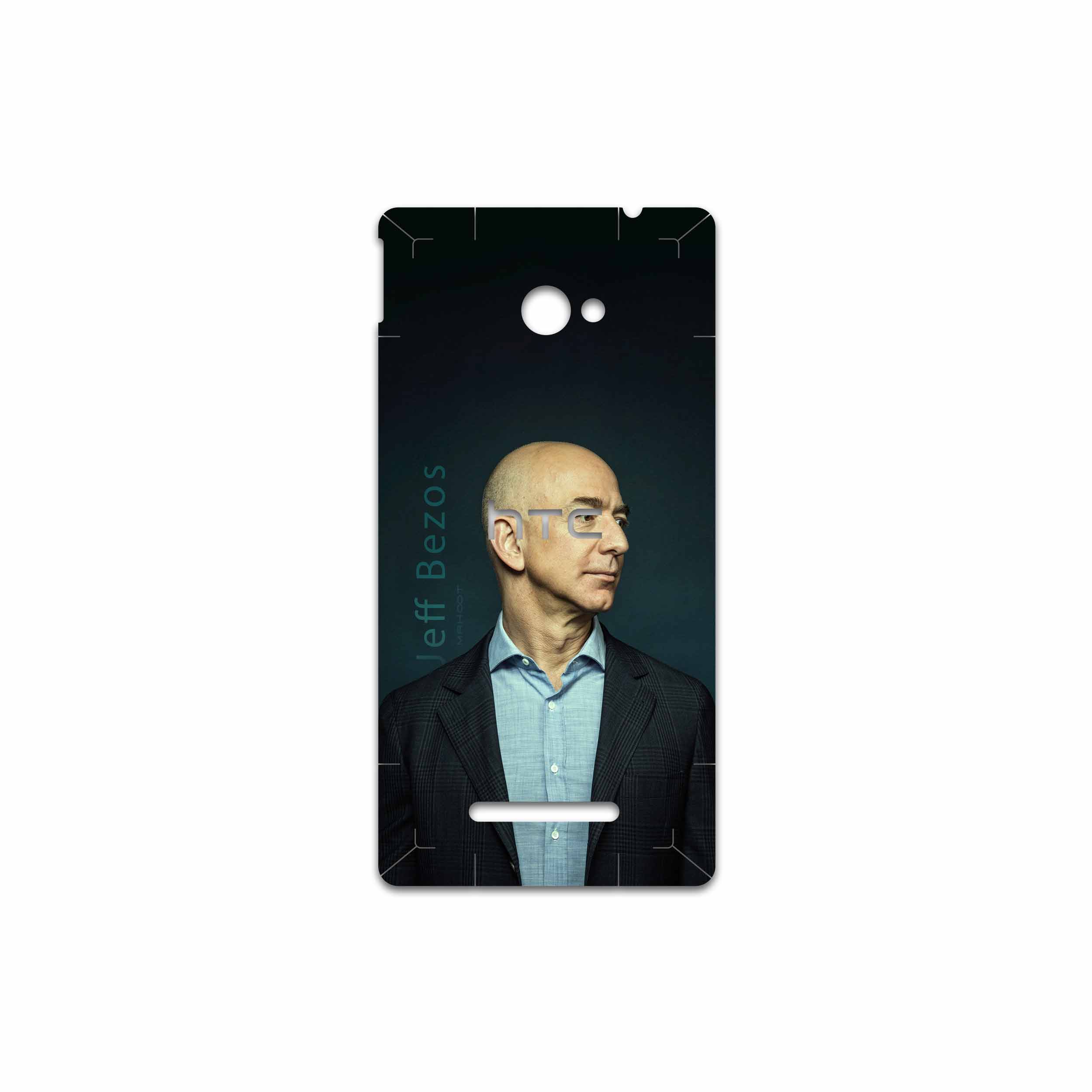 برچسب پوششی ماهوت مدل Jeff Bezos مناسب برای گوشی موبایل اچ تی سی 8X