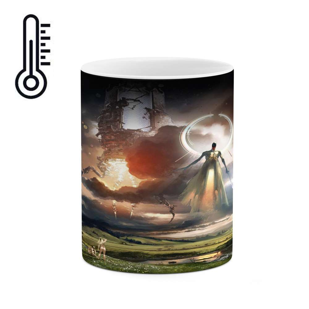 ماگ حرارتی کاکتی طرح نقاشی مدل mgh13481